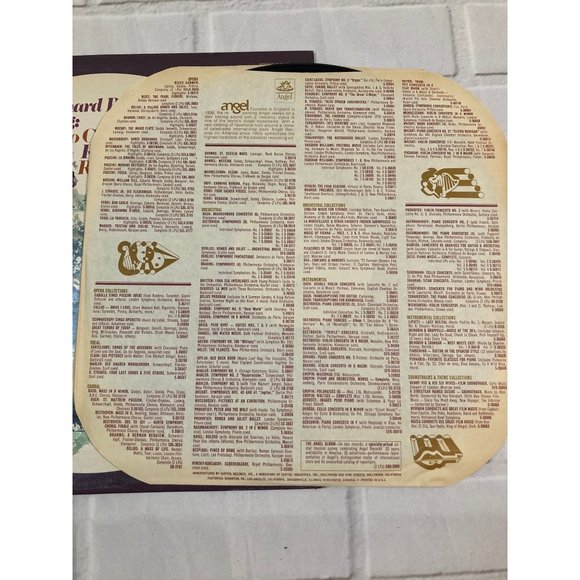 Vintage Classical Vinyl Leonard Pennario Gniers Rhapsody on a Theme Rachmanioff - Picture 4 of 6